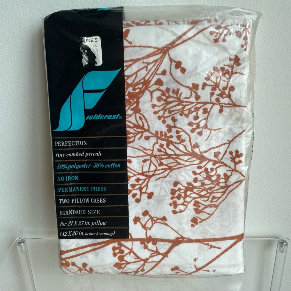 Vintage Fieldcrest Perfection Pillowcases